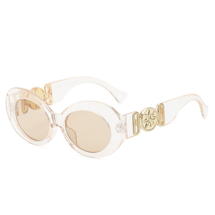 Ladies fashionable sunglasses with striking golden accents Kalsten