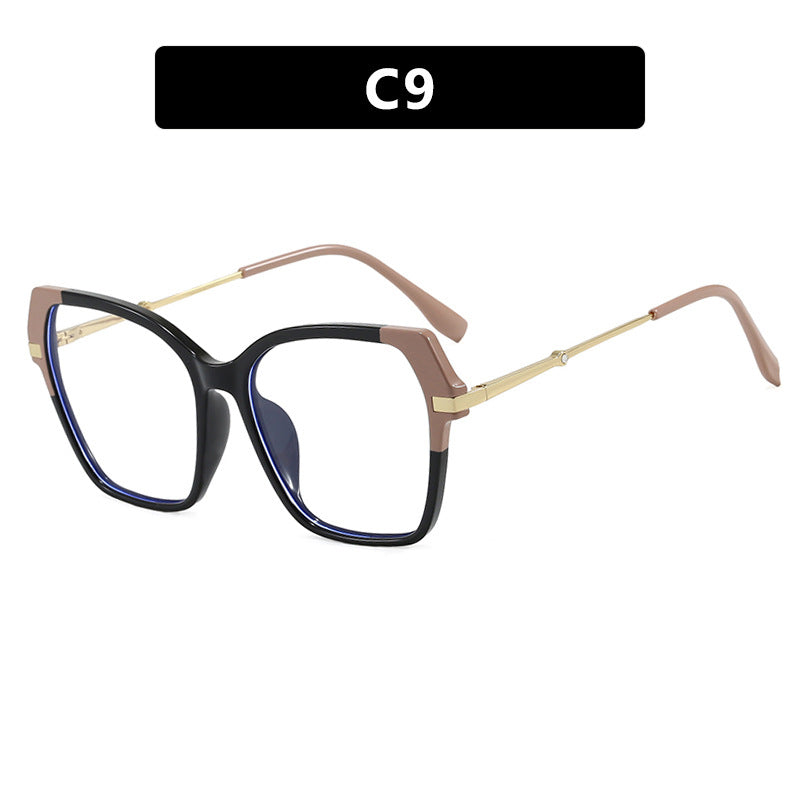 Ladies square sunglasses with elegant metal frame and protective UV filter Kalsten