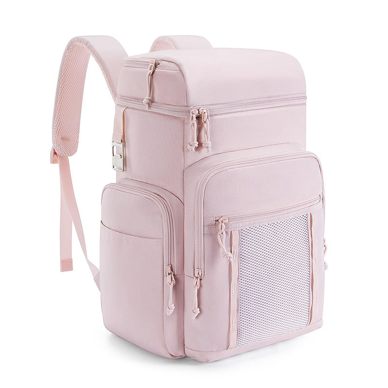 Women's multifunctional insulated cool and diaper backpack with large main compartment and organizer Kalsten