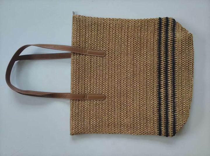 Woven Natural Material Crossbody Bag Kalsten