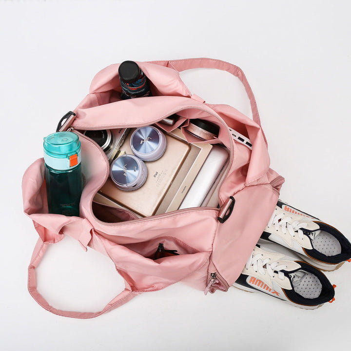 Sporty Weekend Bag With Ergonomic Carrying Handle And Versatile Compartment Setup Kalsten