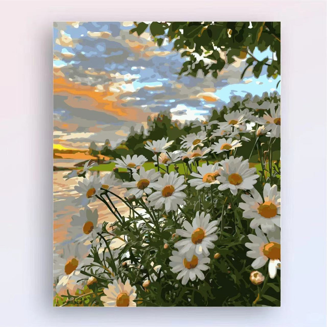 Floral Landscape Canvas Art Kalsten