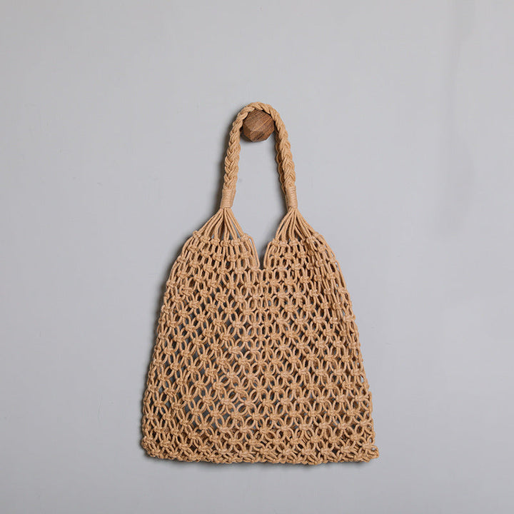 Handcrafted net shopping bag Kalsten