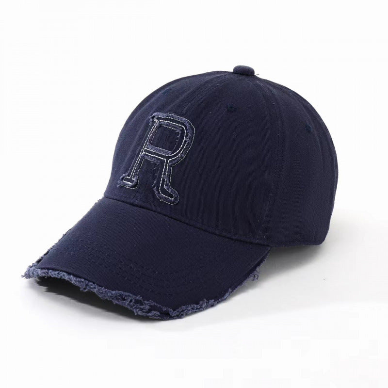 Women's Distressed Embroidered Baseball Cap Kalsten