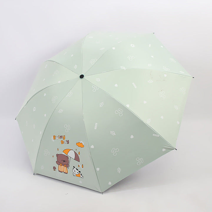 Women’s Folding Umbrella with Playful Animal Design Kalsten