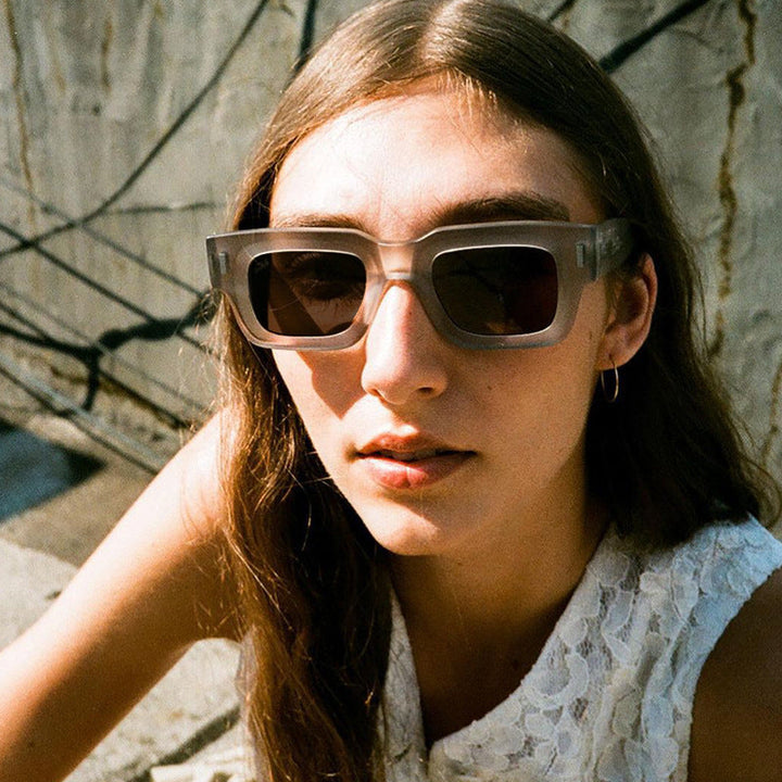 Women's Fashion Square Sunglasses with Robust Frame and Polarized Lenses Kalsten