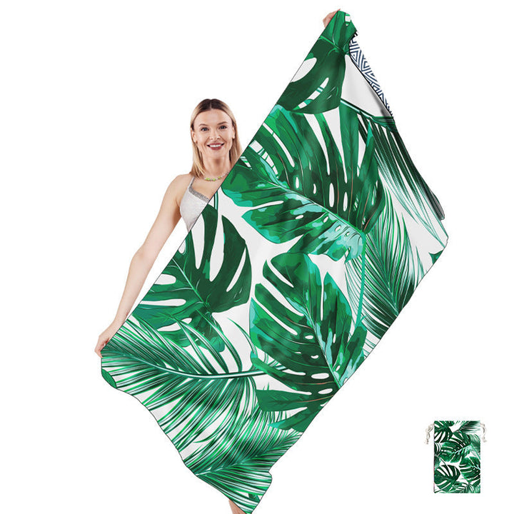 Multifunctional beach towel in creative mandala design Kalsten