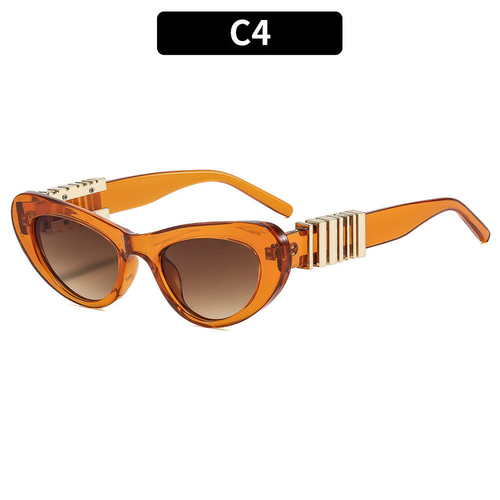 Women's Designer Sunglasses with Luxurious Metal Frame and Stylish Decorations Kalsten