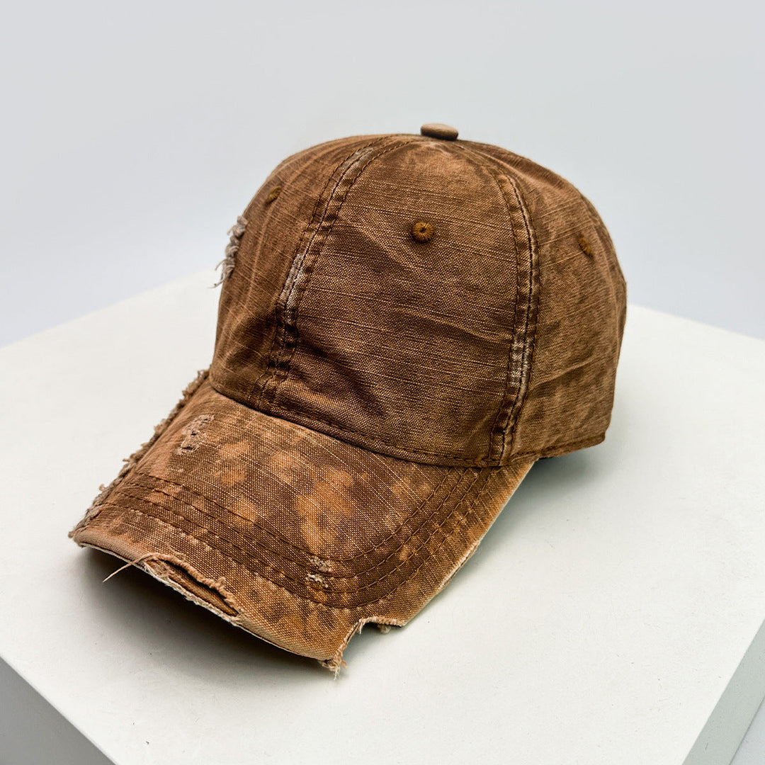 Men's Distressed Denim Baseball Hat Kalsten