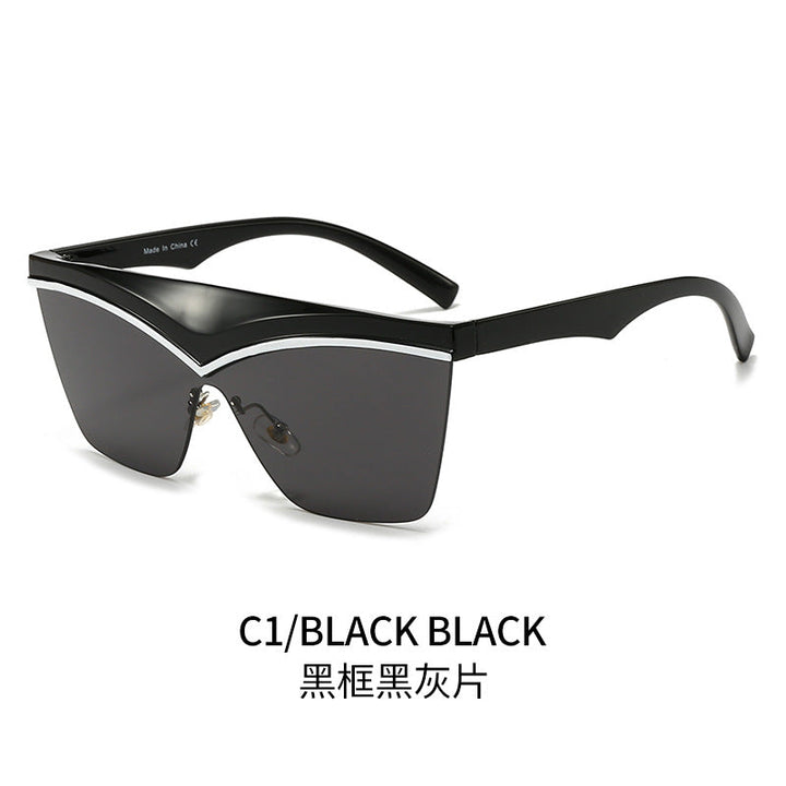Ladies Designer Sunglasses with Asymmetrical Frame and High-Tech Lenses Kalsten