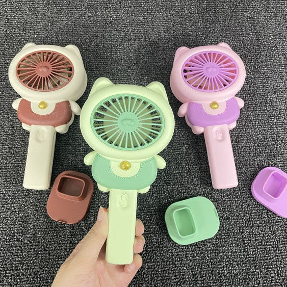Unisex Portable Mini Hand Fan in Cute Cat Design Kalsten