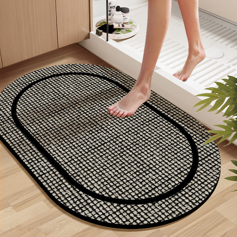 Soft Textured Bathroom Rug Kalsten