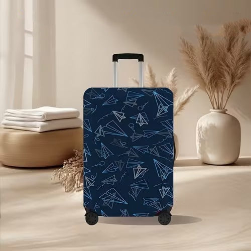 Unisex nan elastic suitcase cover with volcanic lava marble design, stretch protective cover for trolley Kalsten