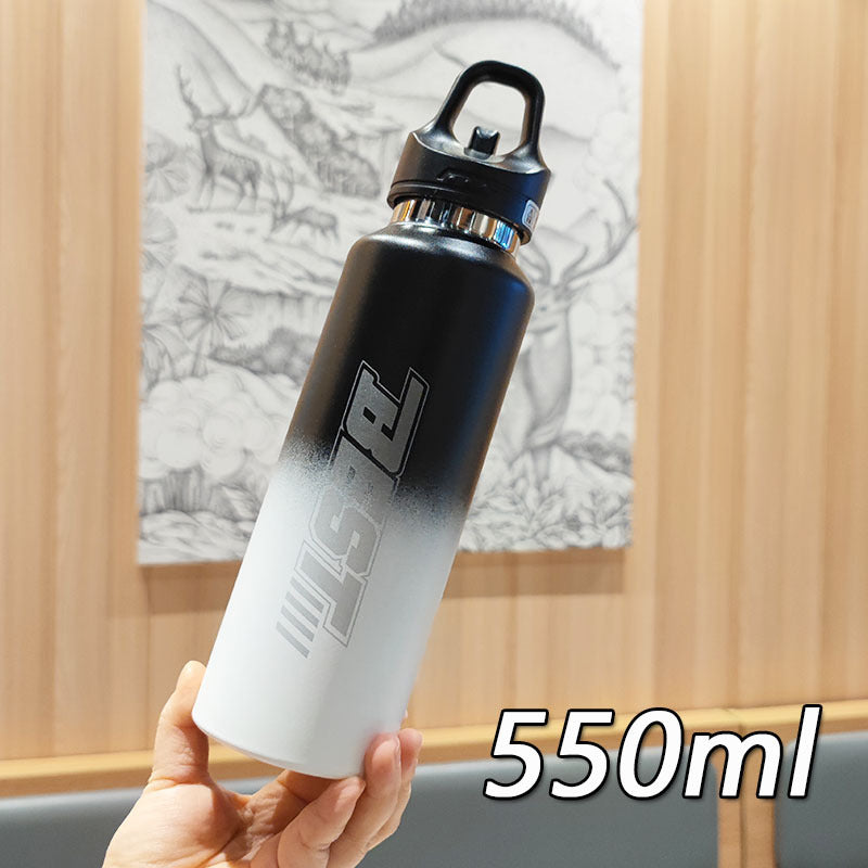 Women's sustainable stainless steel water bottle with leak-proof lid and handle Kalsten