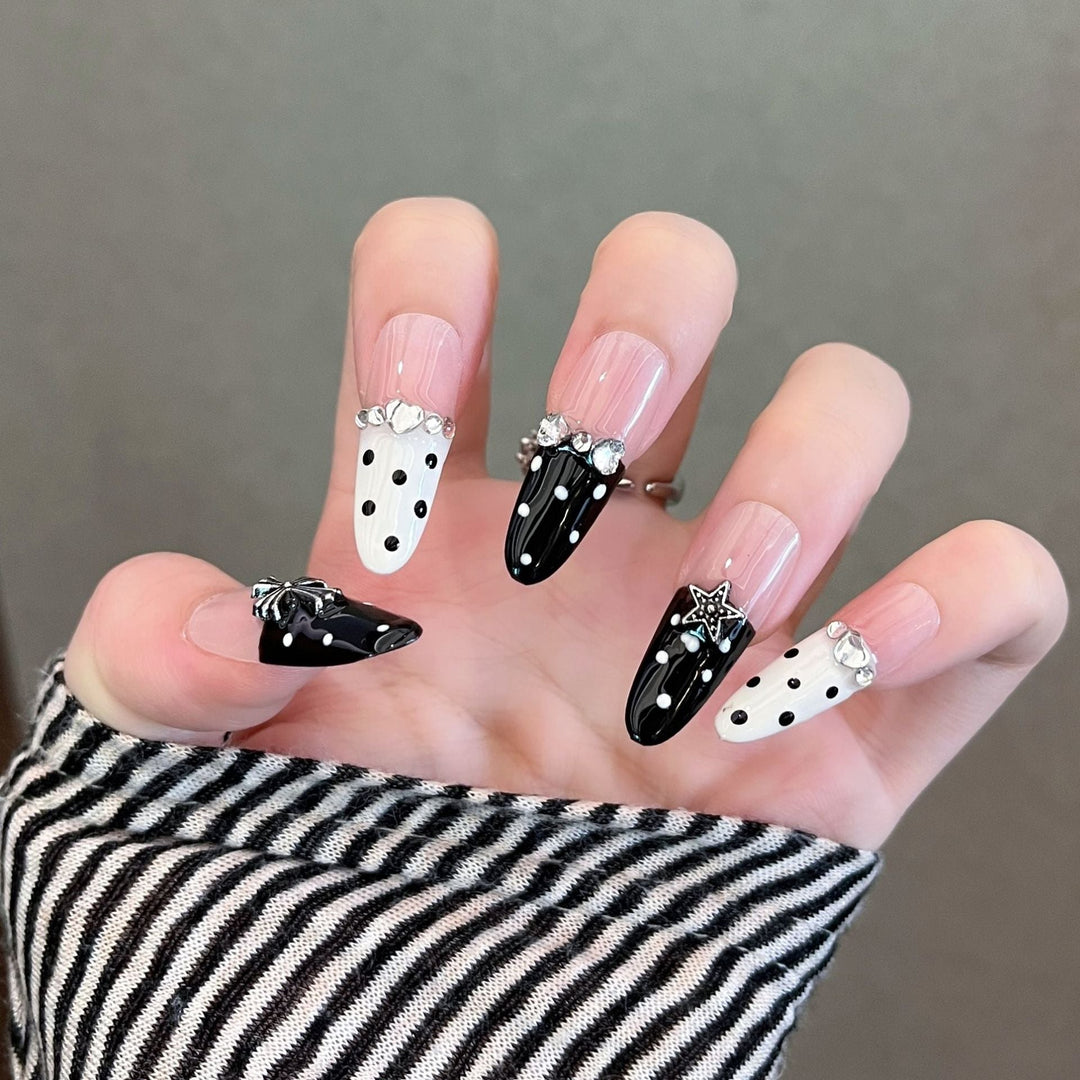 Elegant Decorative Press-On Nail Extensions Kalsten