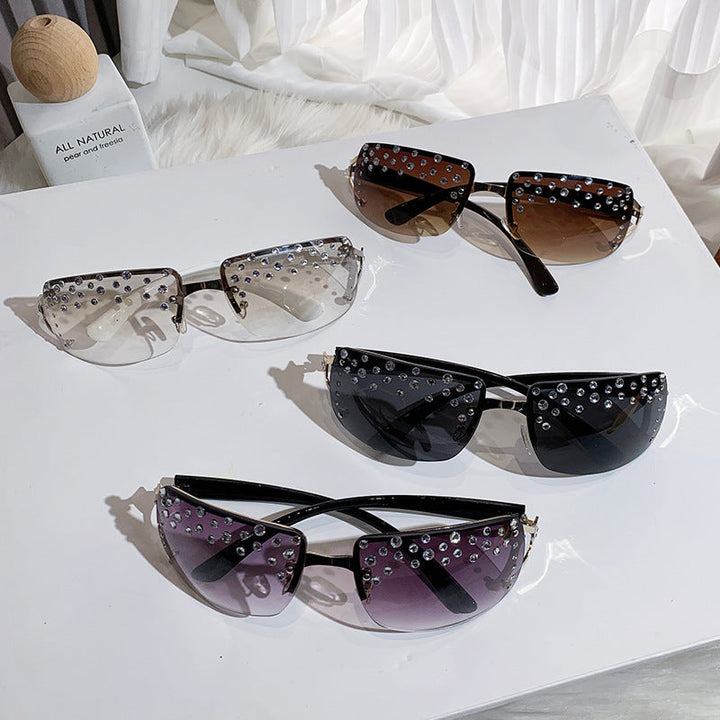 Women's Glamorous Sunglasses with Glitter Accents Kalsten