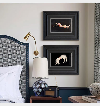 Framed Equestrian Art Print
