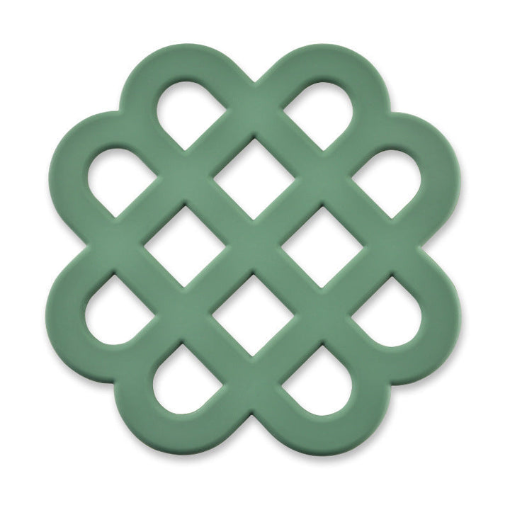 Heat-resistant silicone coaster with decorative design Kalsten