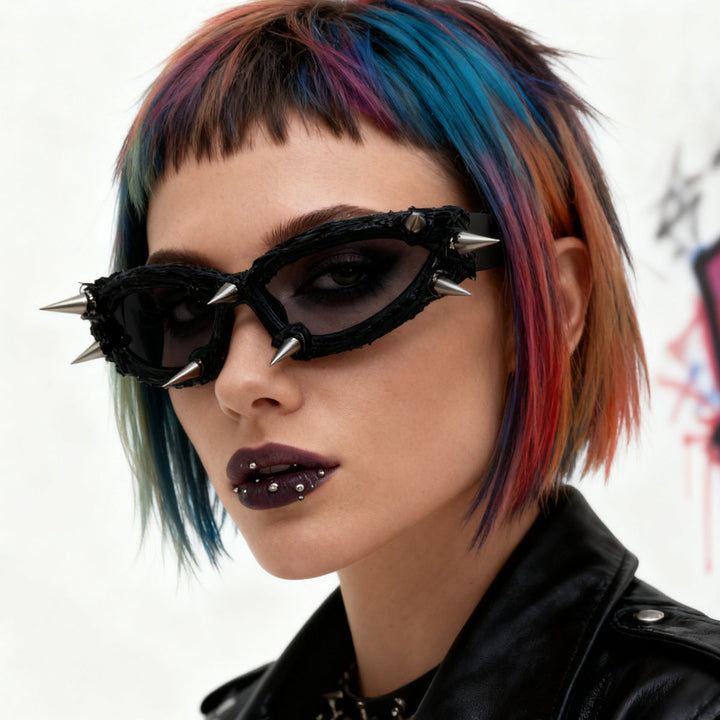 Women's extravagant fashion sunglasses with unique spikes design Kalsten