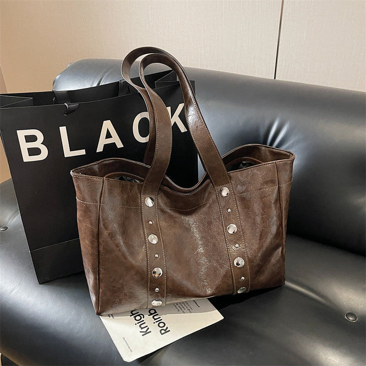 High-quality vintage leather bag Kalsten
