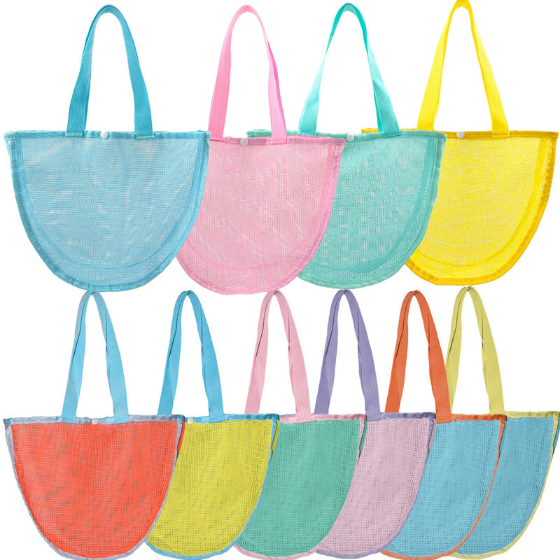 Durable mesh beach bag with wide straps Kalsten