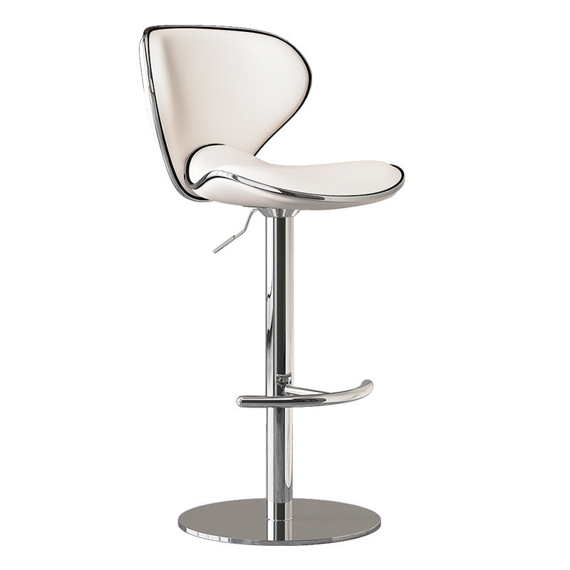 Height-adjustable cocktail stool with ergonomic seat surface Kalsten