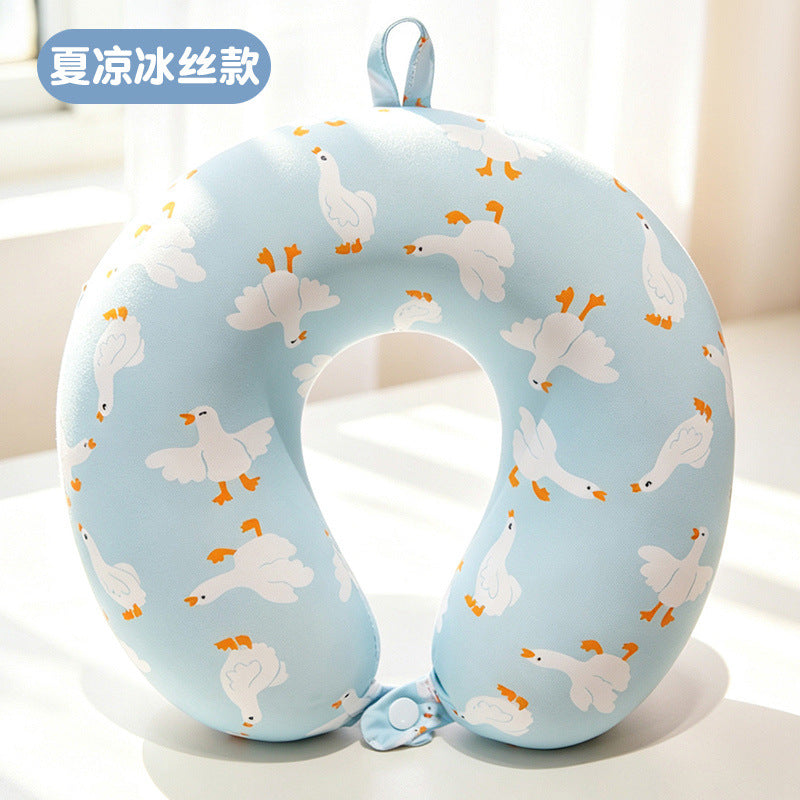 Ergonomic neck pillow with floral design Kalsten