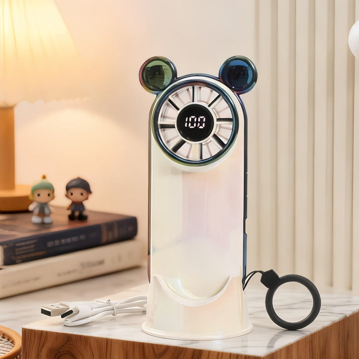 Women Portable Mini Fan with LCD Display Kalsten