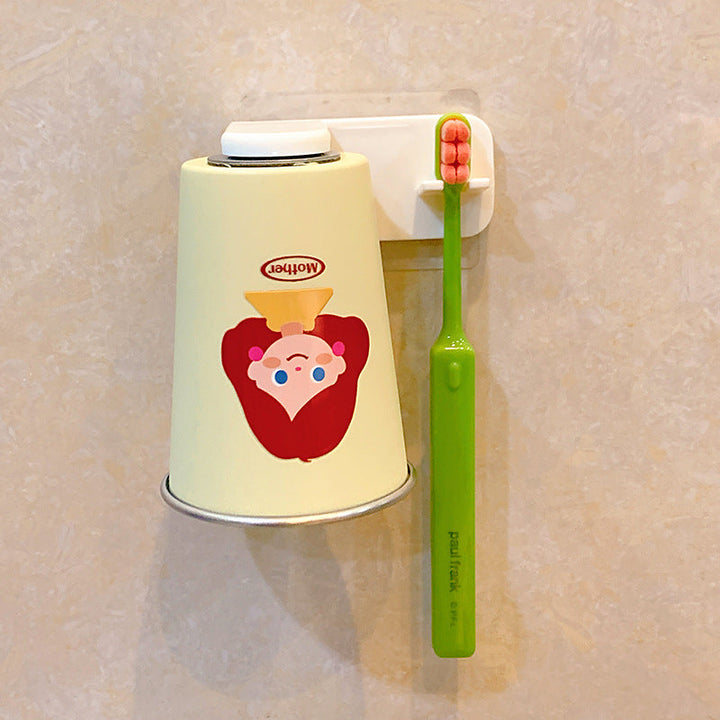 Wall-mounted toothbrush holder with funny cartoon design Kalsten