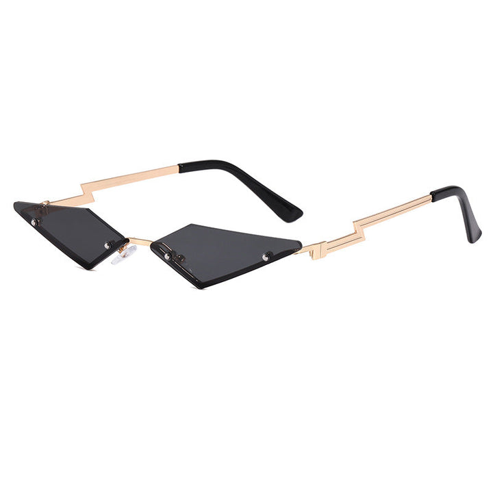 Women's geometric designer sunglasses with innovative frame Kalsten