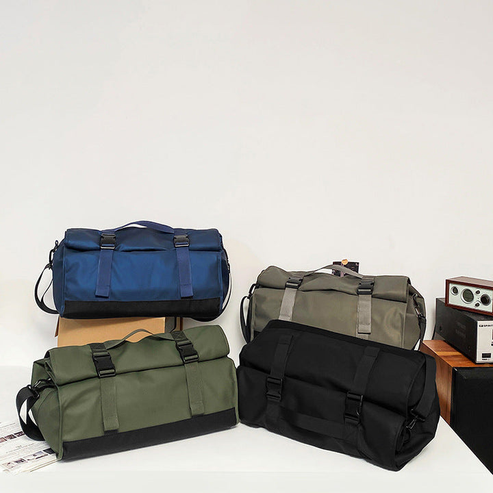 Sporty Shoulder Bag Made of Water-Repellent Material with Removable Shoulder Strap Kalsten