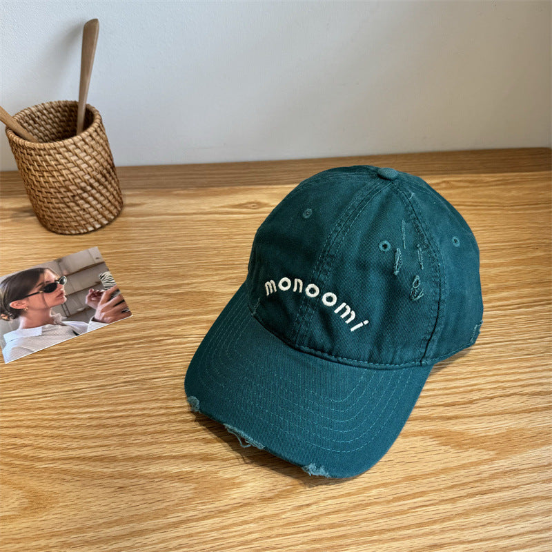 Women's Distressed Cotton Baseball Cap Kalsten