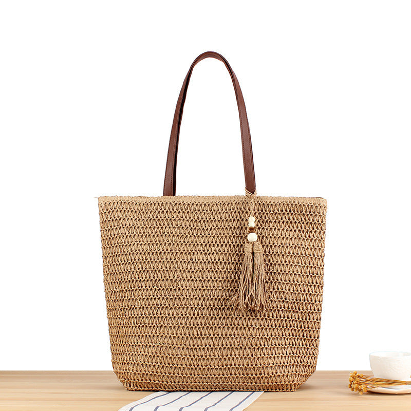 Handcrafted Beach Bag with Adjustable Straps Kalsten