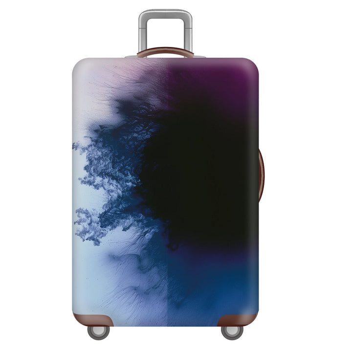 Unisex nan robust hard-shell suitcase with artistic face portrait print and 360° wheels Kalsten