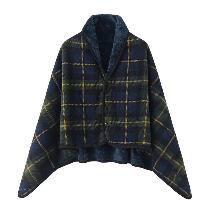 Ladies' wrap blanket made of cozy wool blend Kalsten