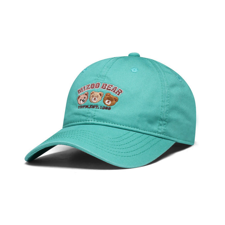 Women's playful cotton cap with embroidered animal design Brehn