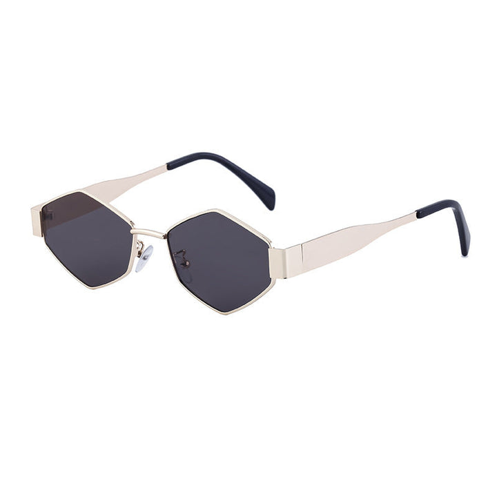 Women's geometric sunglasses with modern frame Kalsten