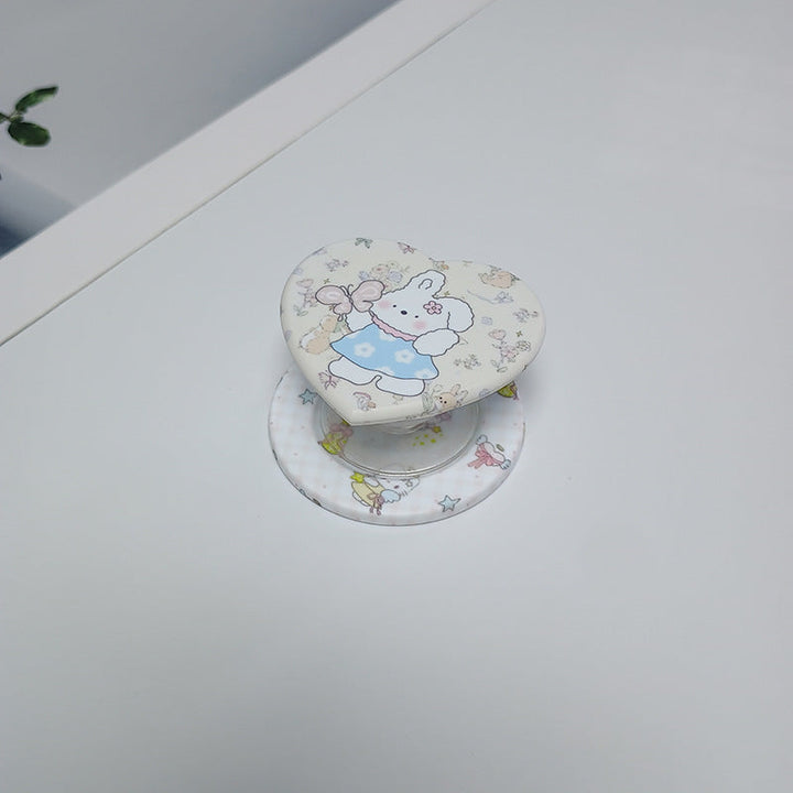 Heart-Shaped Character Phone Grip Kalsten