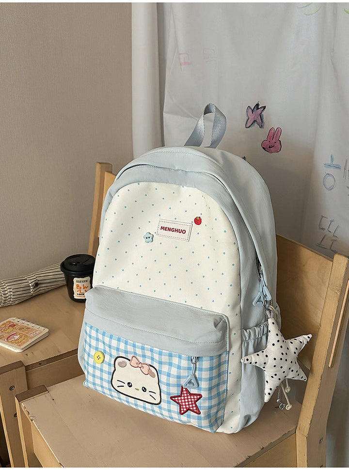 Girls' Adorable Cute Character-Themed School Backpack