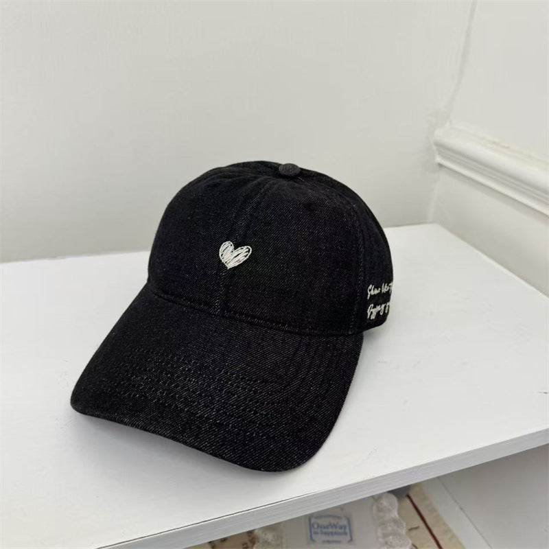 Women's Casual Embroidered Denim Baseball Cap Kalsten