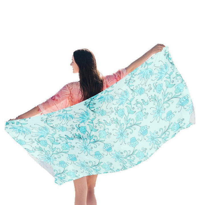 light beach towel with creative jellyfish design Kalsten