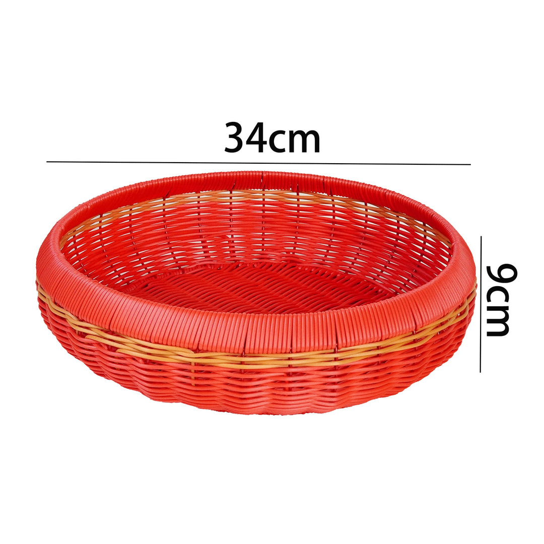 Ladies Decorative Fruit Stand with Stylish Weaving Kalsten