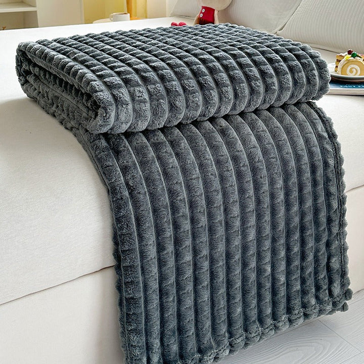 Ridge Textured Throw Blanket Kalsten
