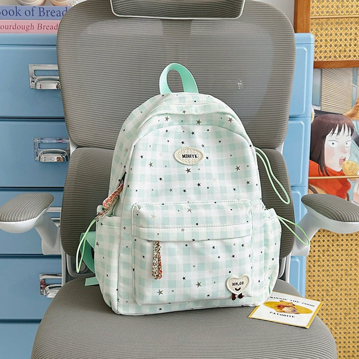 Cute Patterned School Backpack