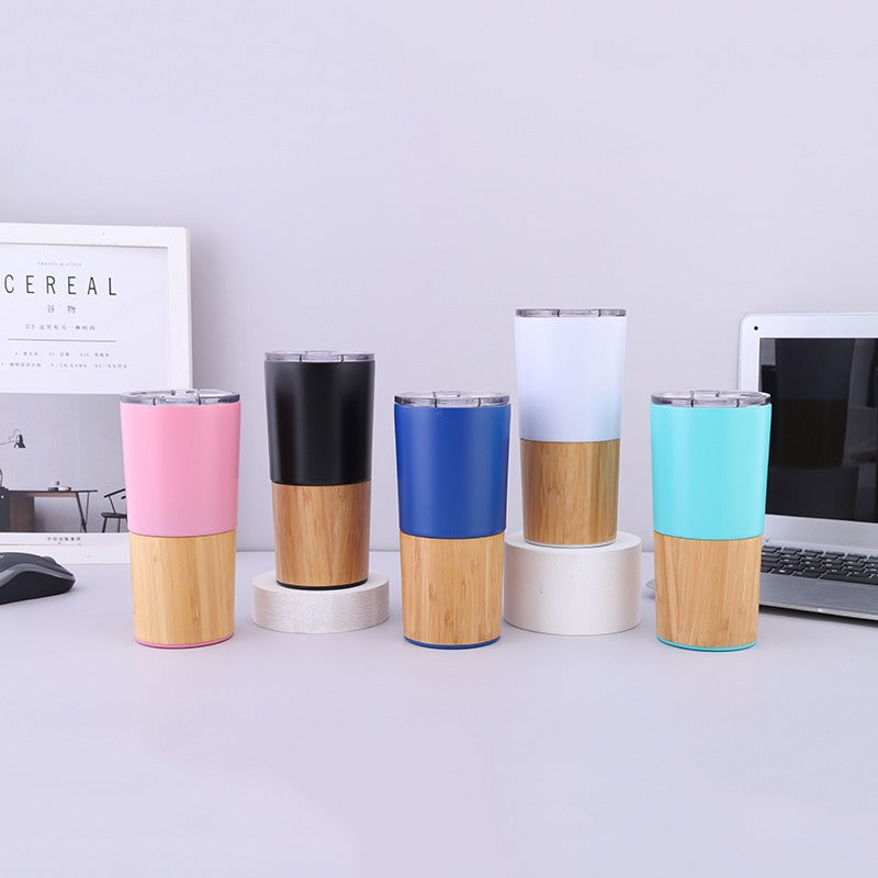 Ladies thermos mug made of eco-friendly bamboo and stainless steel Kalsten