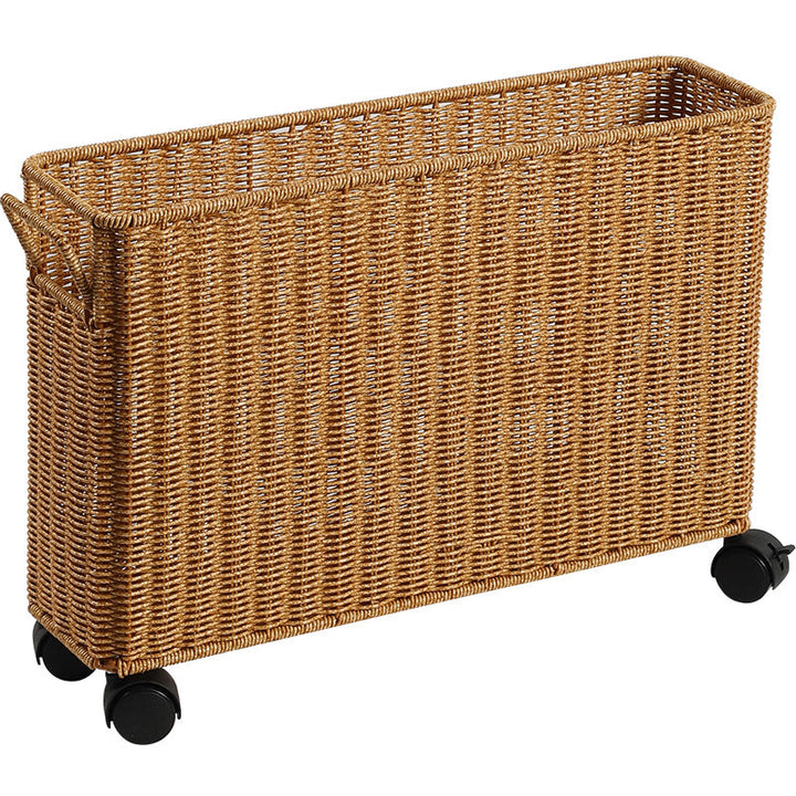 Multi-Functional Woven Storage Cart with Wheels Kalsten