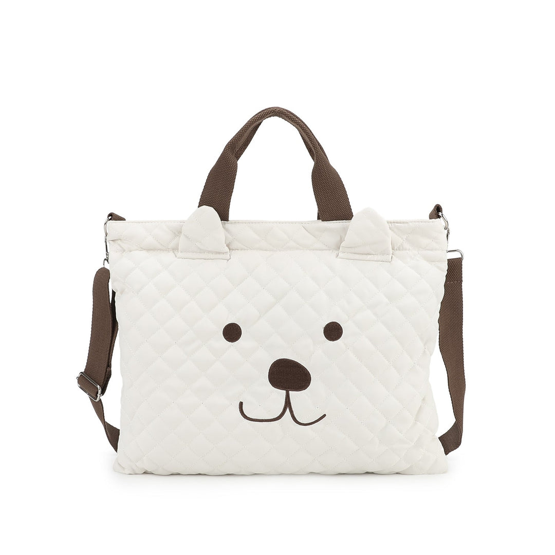 Teddy Bear Motif Tote Bag Kalsten