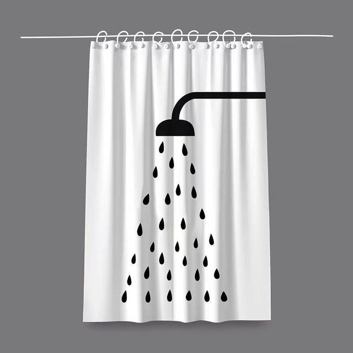 Artistic Cat-Themed Shower Curtain Kalsten