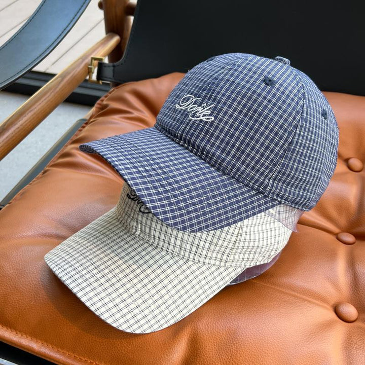 Women's Stylish Checkered Baseball Cap Kalsten