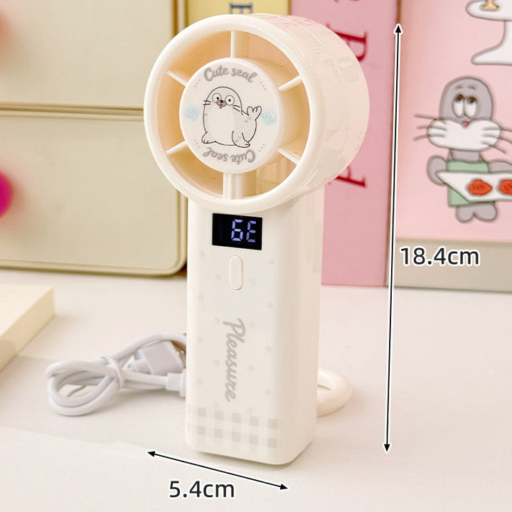 Portable Digital Display Mini Fan Kalsten